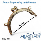 purse frame Half round 8.5cm