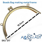 purse frame Half round 16.5cm