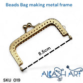 purse frame Rectangle 8.5cm