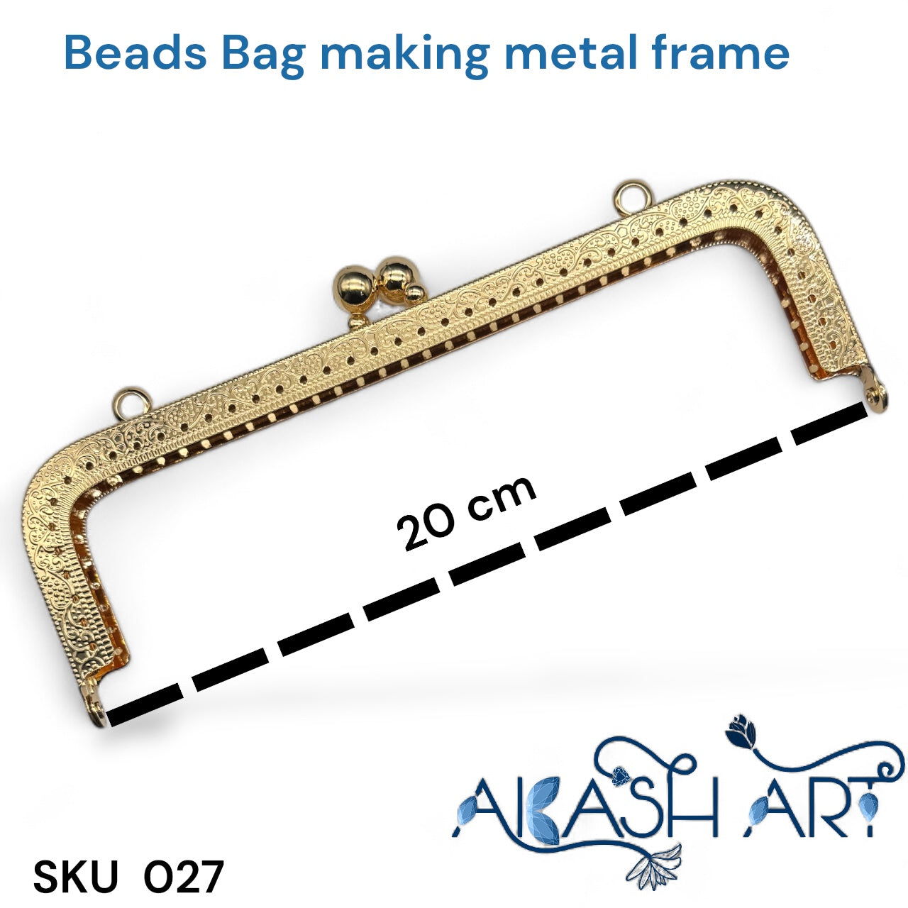 purse frame Rectangle 20cm