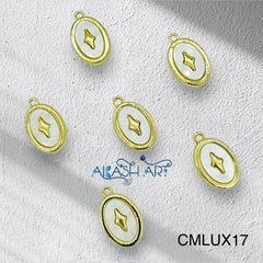 star oval charms star oval charms