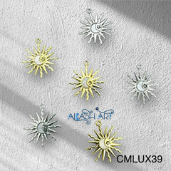 Sun moon Star charm Sun moon Star charm