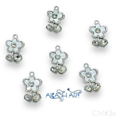 Flower stone Charms 2 Flower stone Charms 2