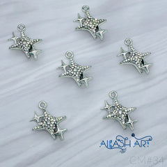 Star silver Charms Star silver Charms