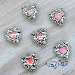 Silver heart Charms Silver heart Charms