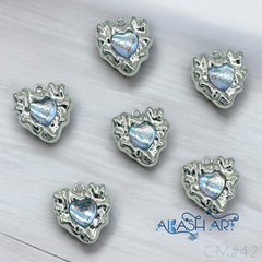 Silver heart Charms Silver heart Charms