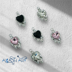 Silver heart Charms Silver heart Charms