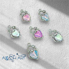 Silver heart Charms Silver heart Charms