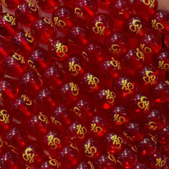 Om beads 8mm Om beads 8mm