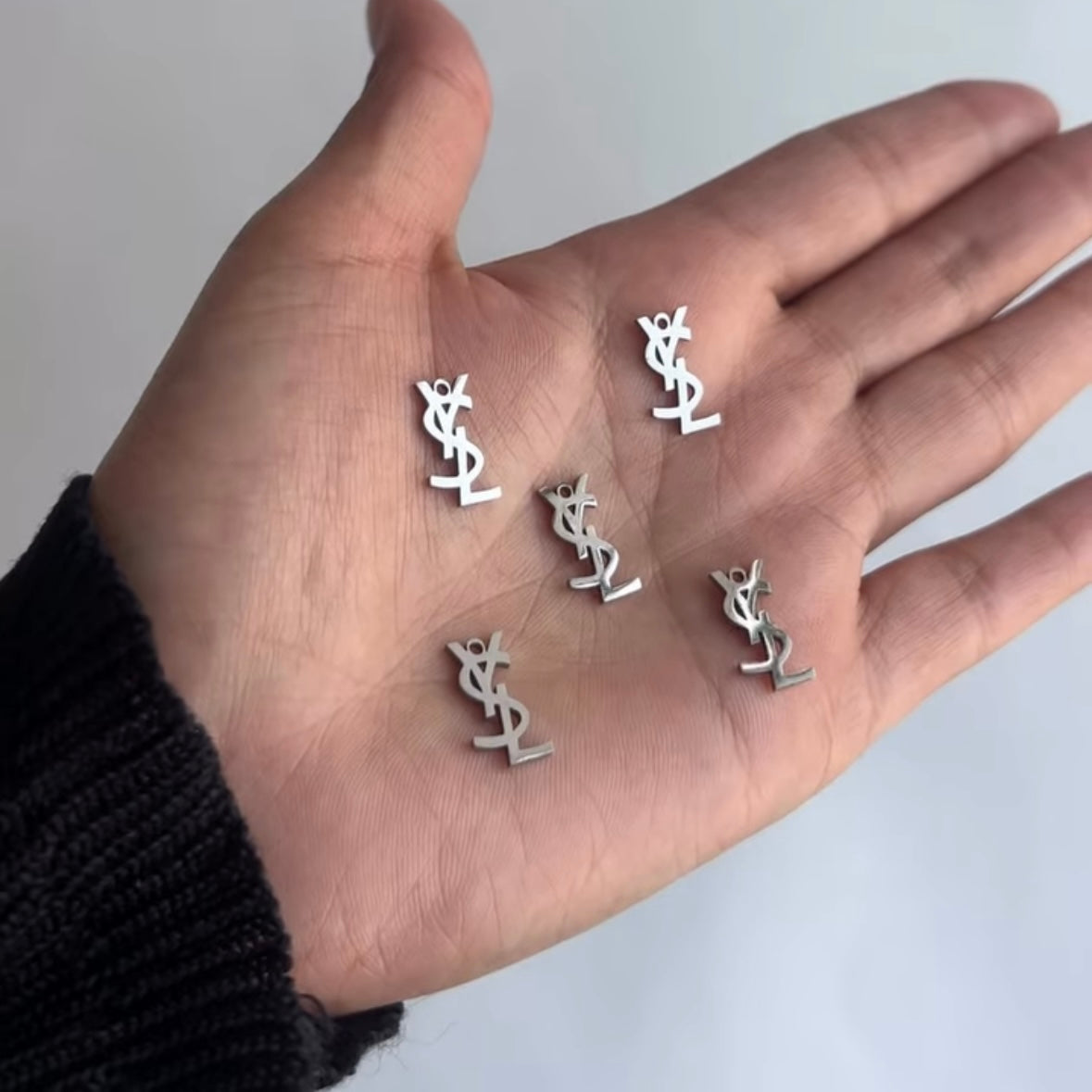 SYL Letter Charms ā Gold & Silver Stainless Steel