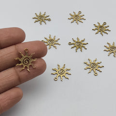 Stainless steel sun charm Stainless steel sun charm