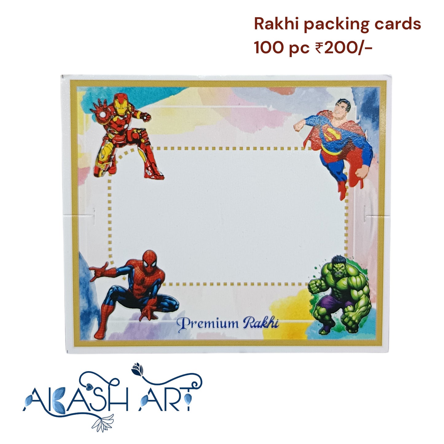 Rakhi packing cards