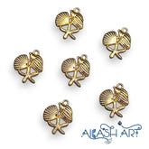 Shell Starfish charms