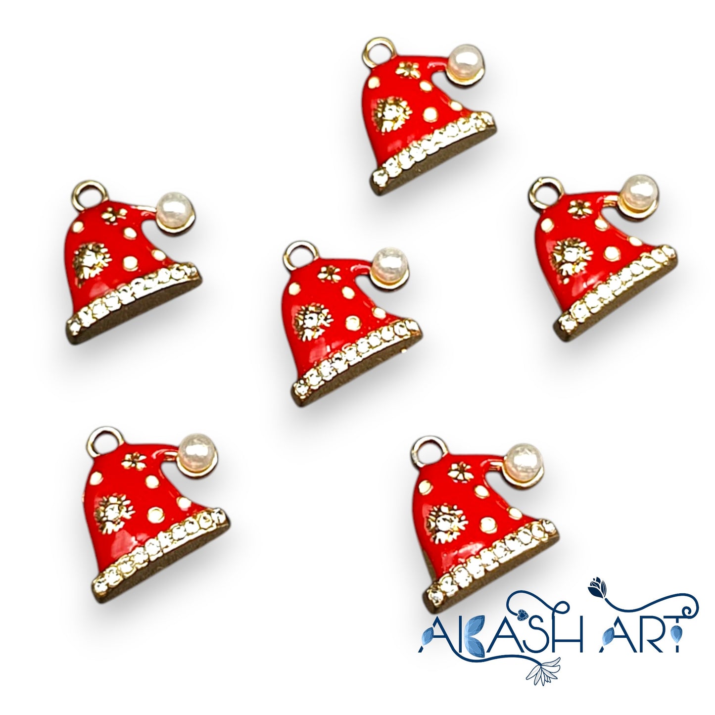 Santa claus hat charms
