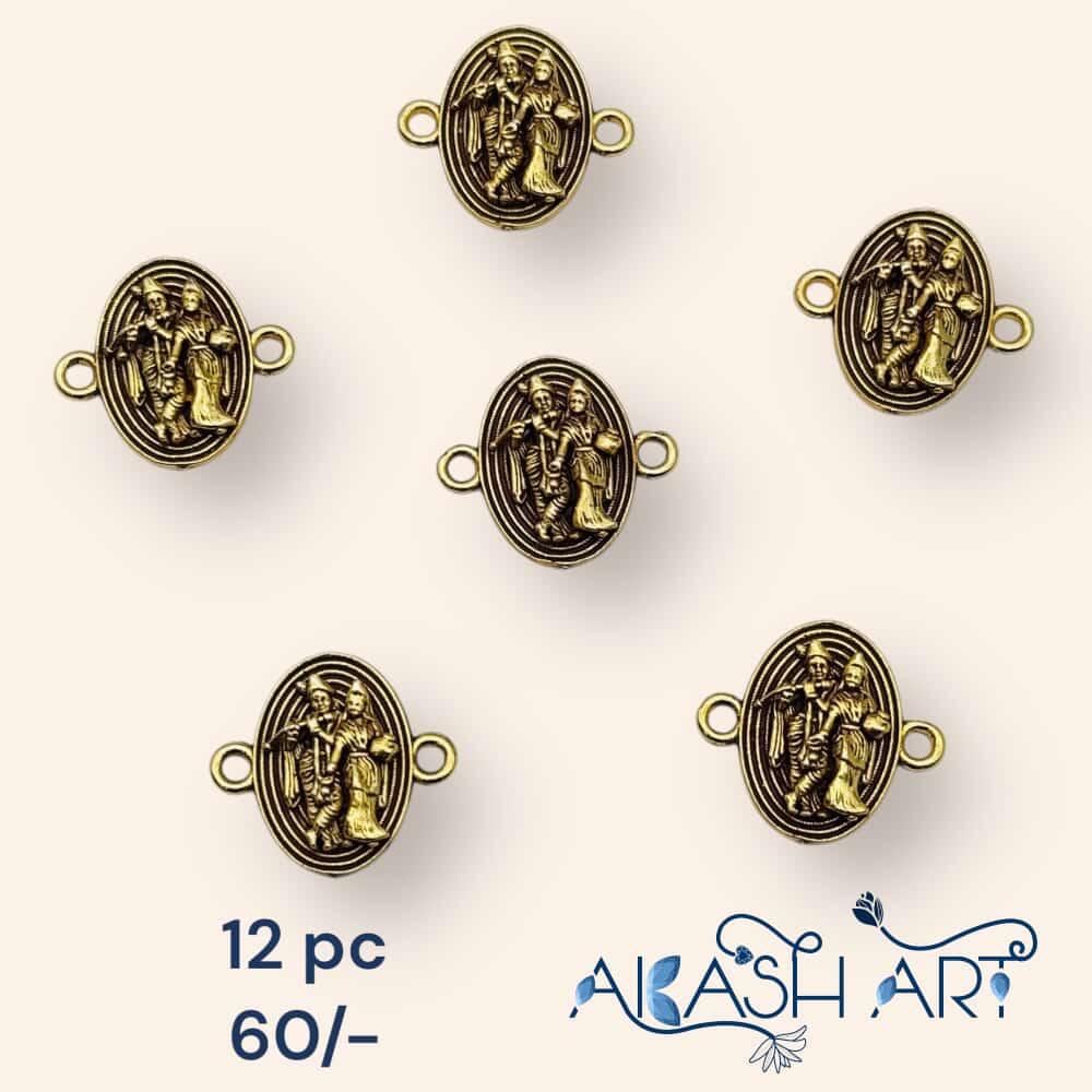 Radha krishna Rakhi pendant