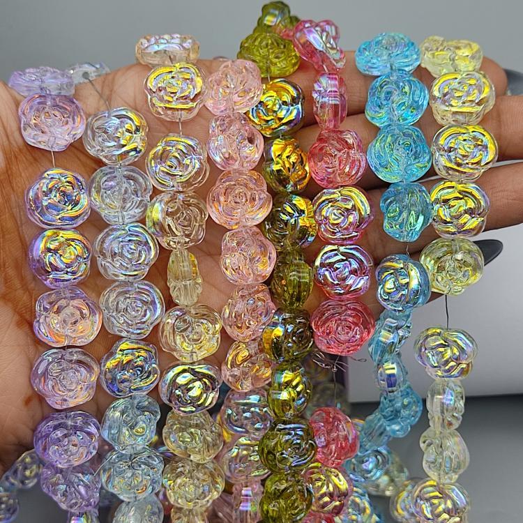 Rose flower Beads