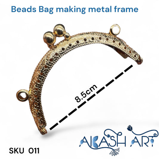 purse frame Half round 8.5cm