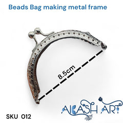 purse frame Half round 8.5cm