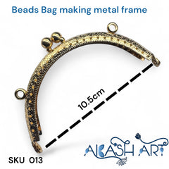 purse frame Half round 10.5cm