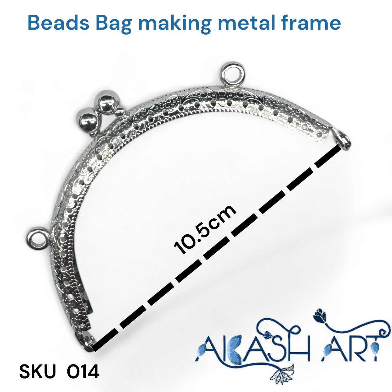 purse frame Half round 10.5cm