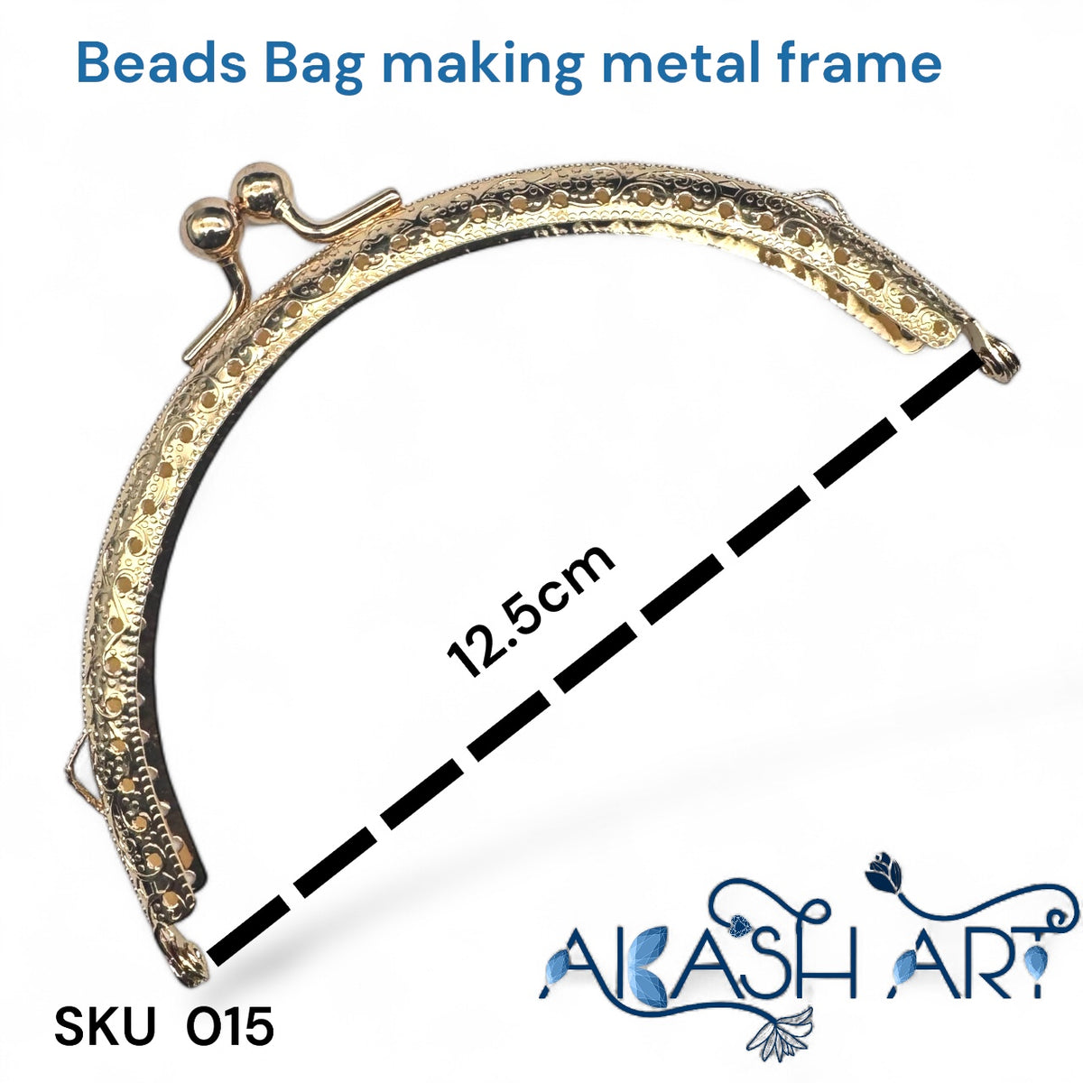 purse frame Half round 12.5cm