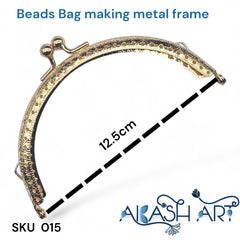 purse frame Half round 12.5cm