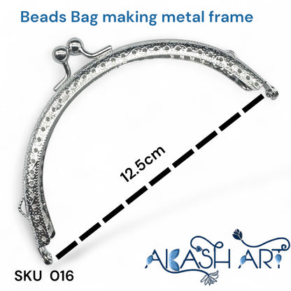 purse frame Half round 12.5cm