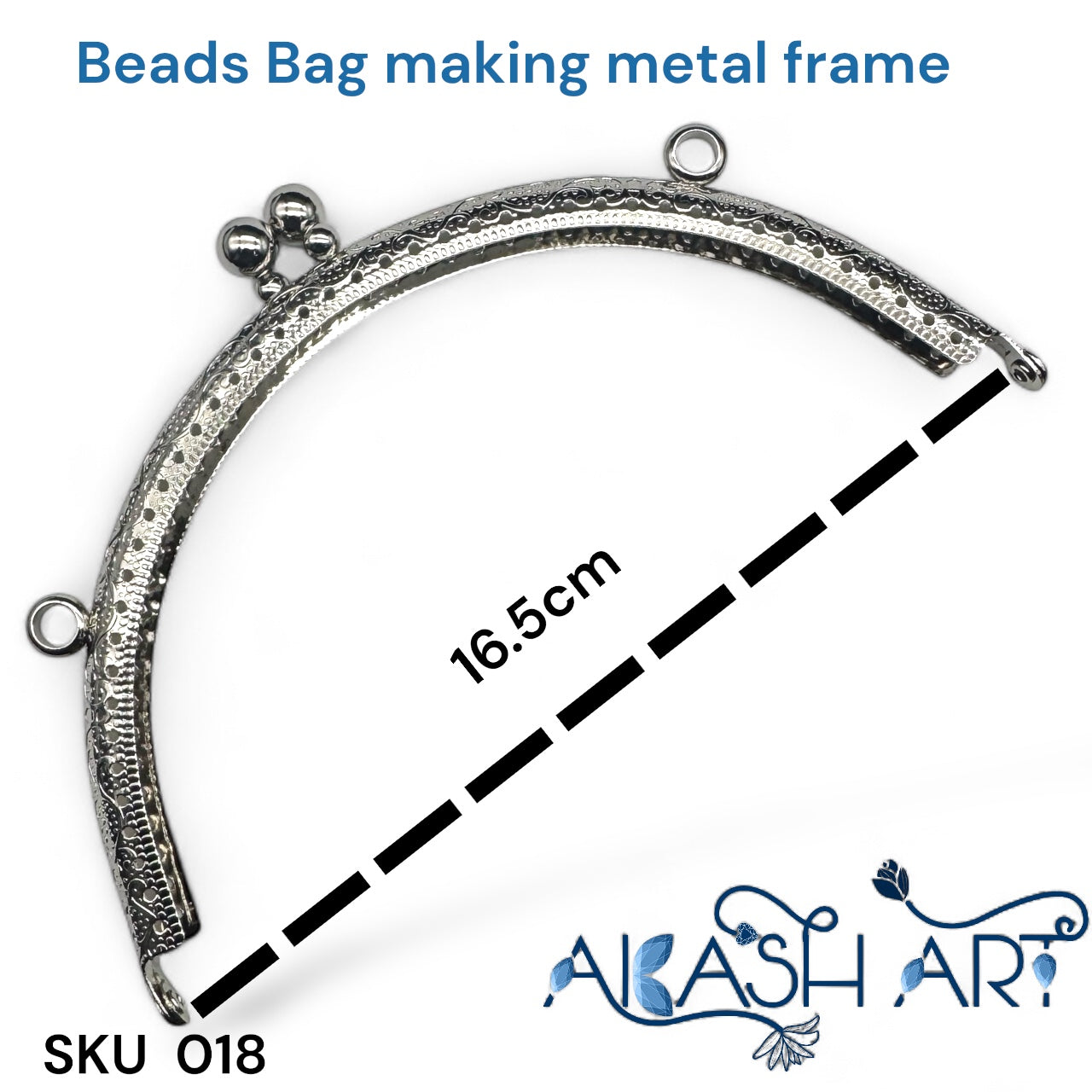 purse frame Half round 16.5cm