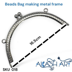 purse frame Half round 16.5cm