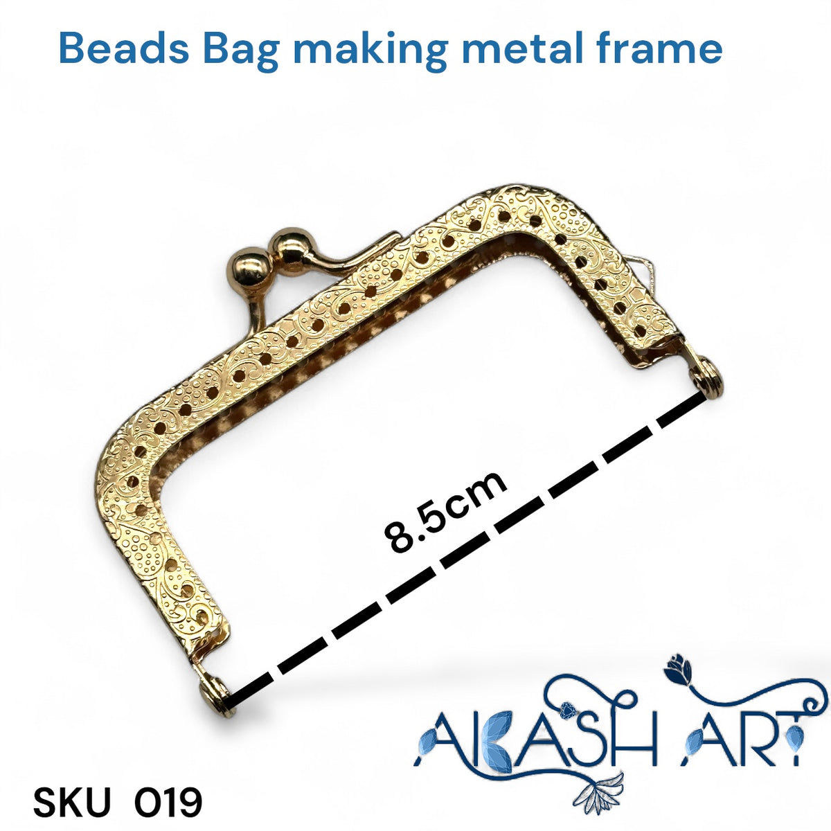 purse frame Rectangle 8.5cm