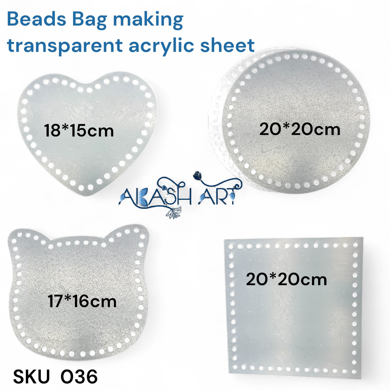 Acrylic transparent sheet [1pc]