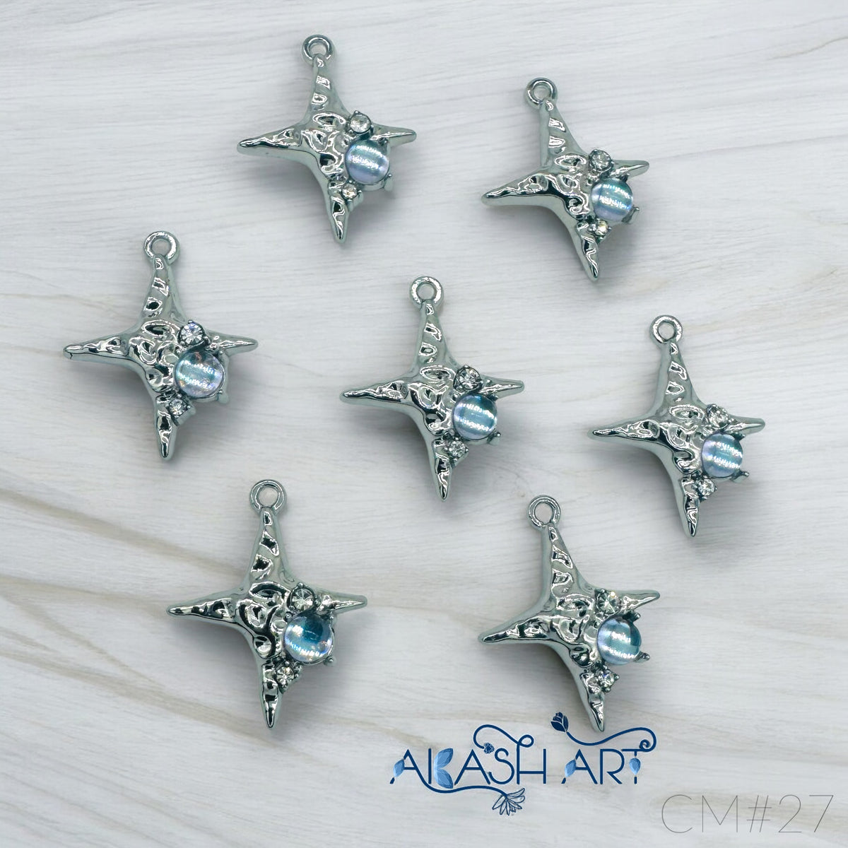 Star Silver Charms