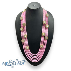 A Quality Precious Ruby Gemstone multiline Necklace Dulha Mala