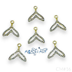 Fish tail Charms | 6 pcs |