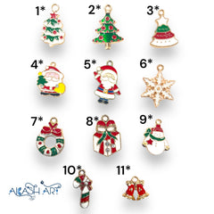 Christmas charms | 6 pcs