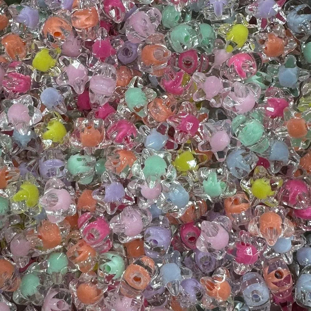 Multicolour Acrylic Beads