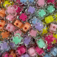 Multicolour Acrylic Beads