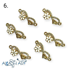 Infinity Rakhi Charms |Size : 8mm | 6 pc