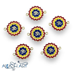 🕉️ Rakhi Charms |Size : 21mm |6 pc