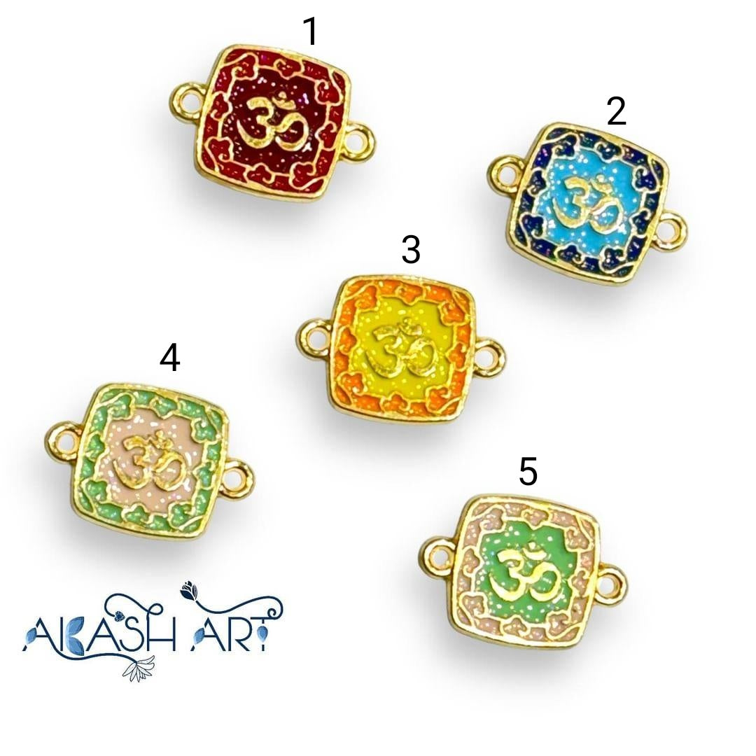 🕉️ Rakhi Charms |Size : 12mm | 6 pc