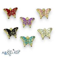 Butterfly Charms  |Size : 11mm | 6 pc