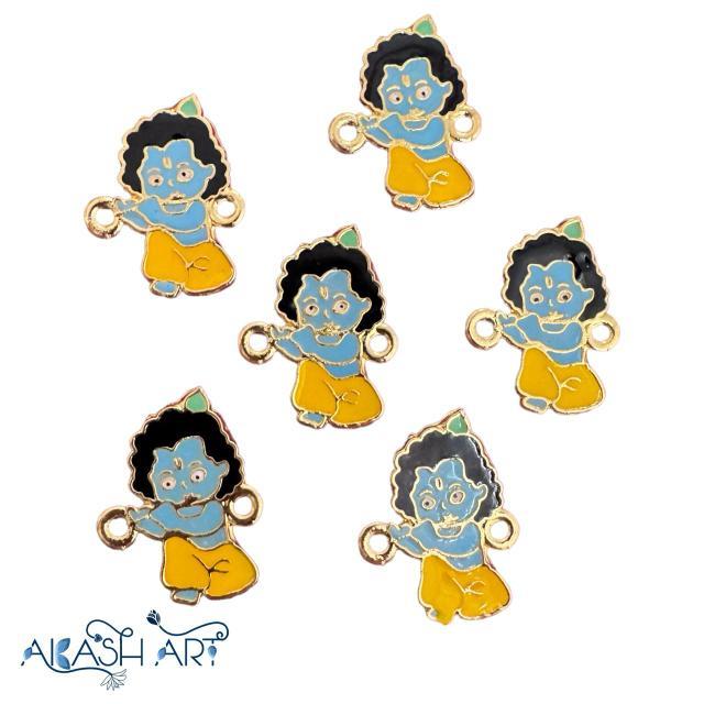 Krishna Rakhi Charms |Size : 24| 6 pc