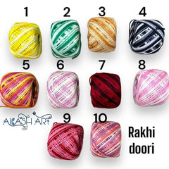 Multi colour Rakhi Dori