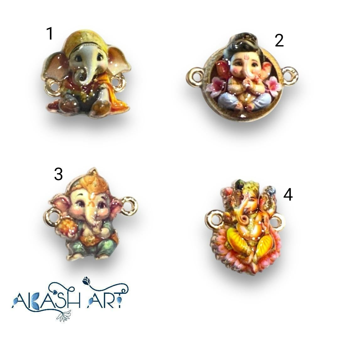 Ganpati Rakhi Charms 6 pc