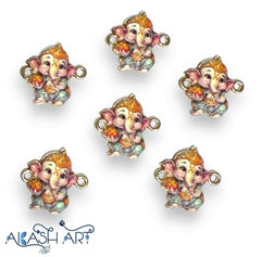 Ganpati Rakhi Charms 6 pc