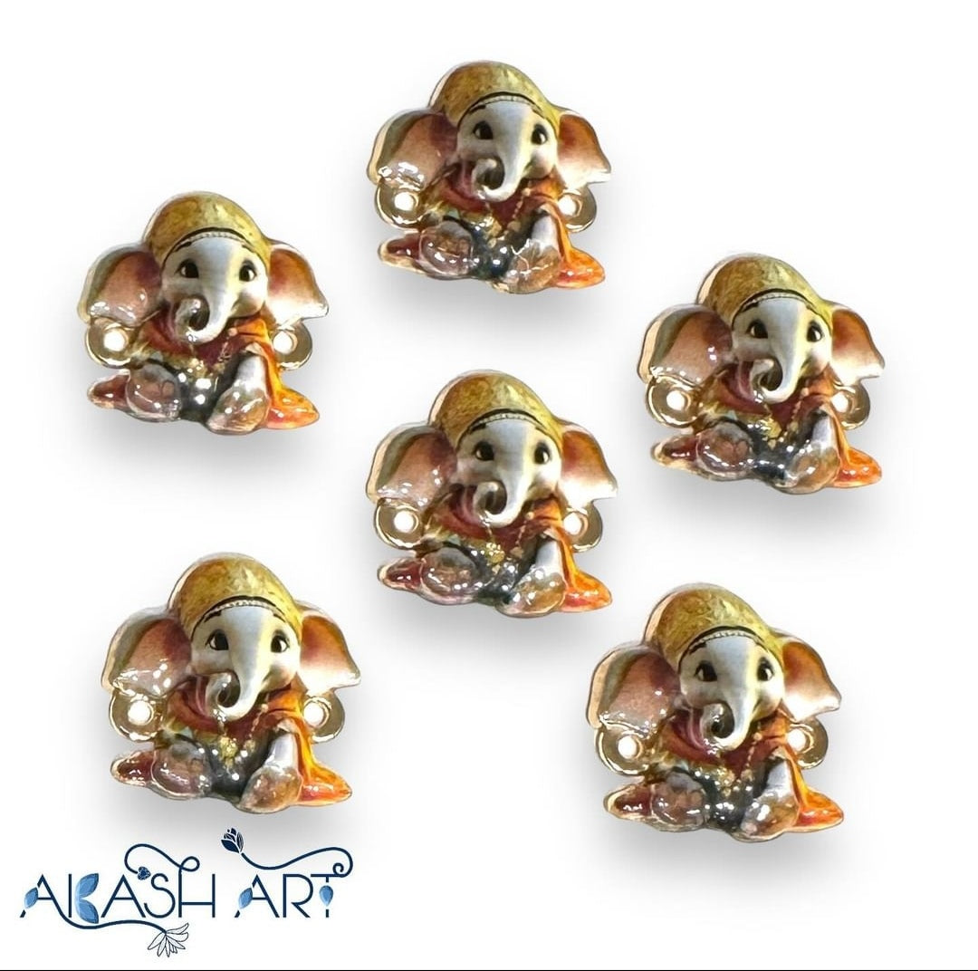 Ganpati Rakhi Charms 6 pc