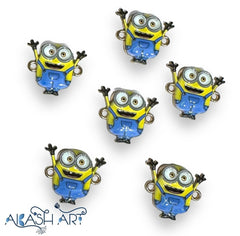 Minion Rakhi Charms 6 pc