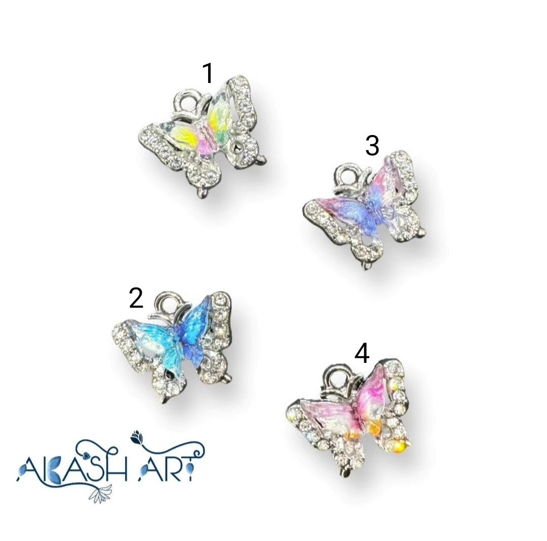 Butterfly Charms 6 pc