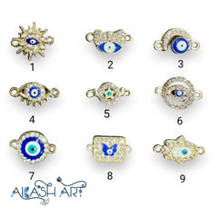 Evil eye Rakhi Charms | 12 pc