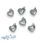 Heart charms 6pc